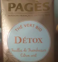 Thé vert bio détox