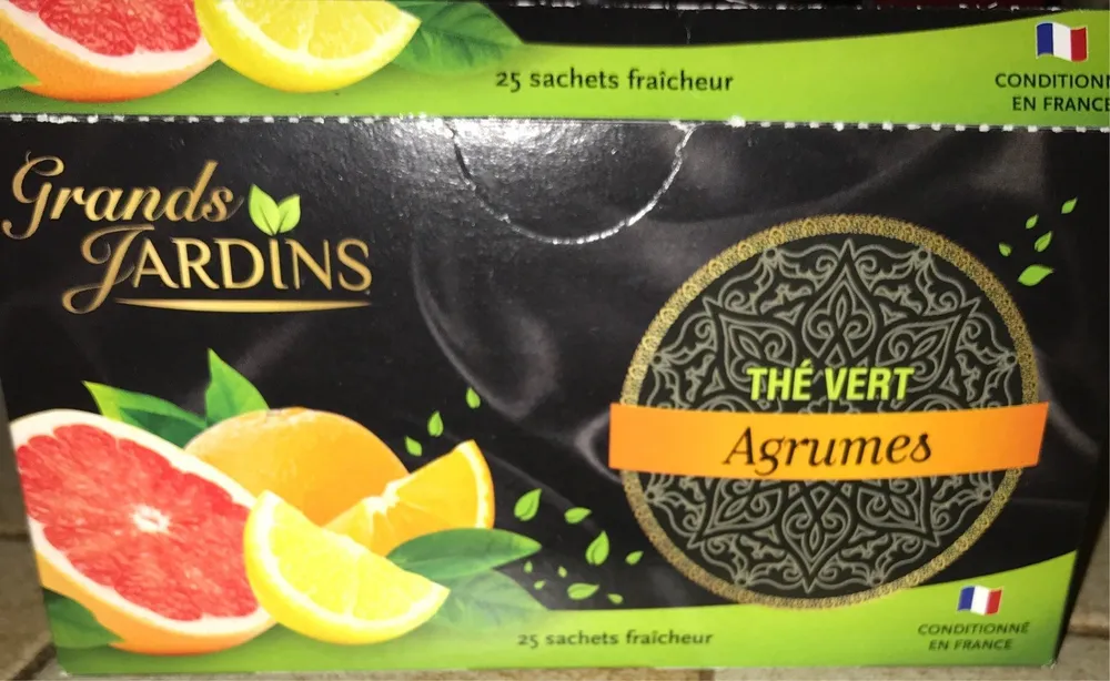 Thé vert aux agrumes