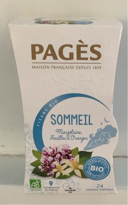 Tisane Sommeil Marjolaine Feuilles d’Oranger