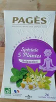 special 5 plantes relaxation