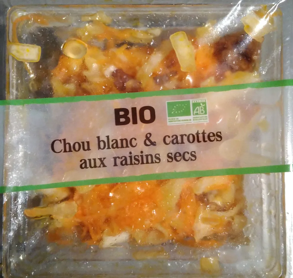 Chou blanc et carottes bio