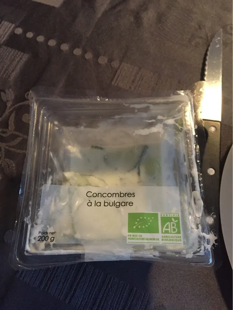 Concombres à la bulgare