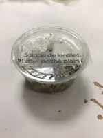 Salade de lentille / oeuf poché