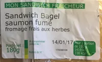 Sandwich Bagel saumon fumé