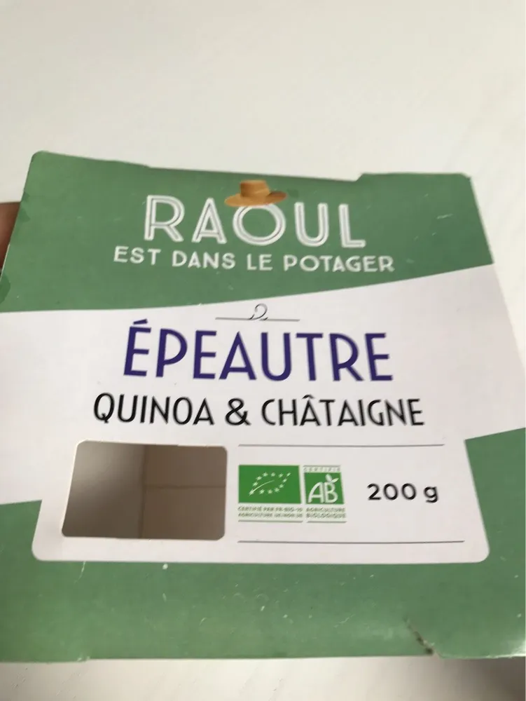 Epeautre quinoa & chataigne