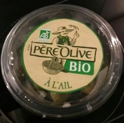 Bio olives vertes dénoyautées à l ail
