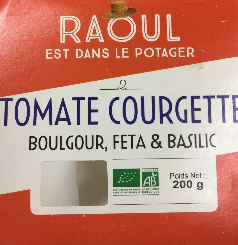 Tomate Courgette Boulgout, Feta et Basilic