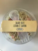 Salade orzo citron et saumon