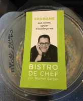 EDAMAME aux olives, caviar d'aubergines