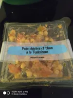 Pois chiches et thon a la Tunisienne