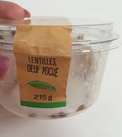 Salade,  œuf poché