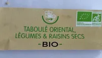 Taboulé légumes bio