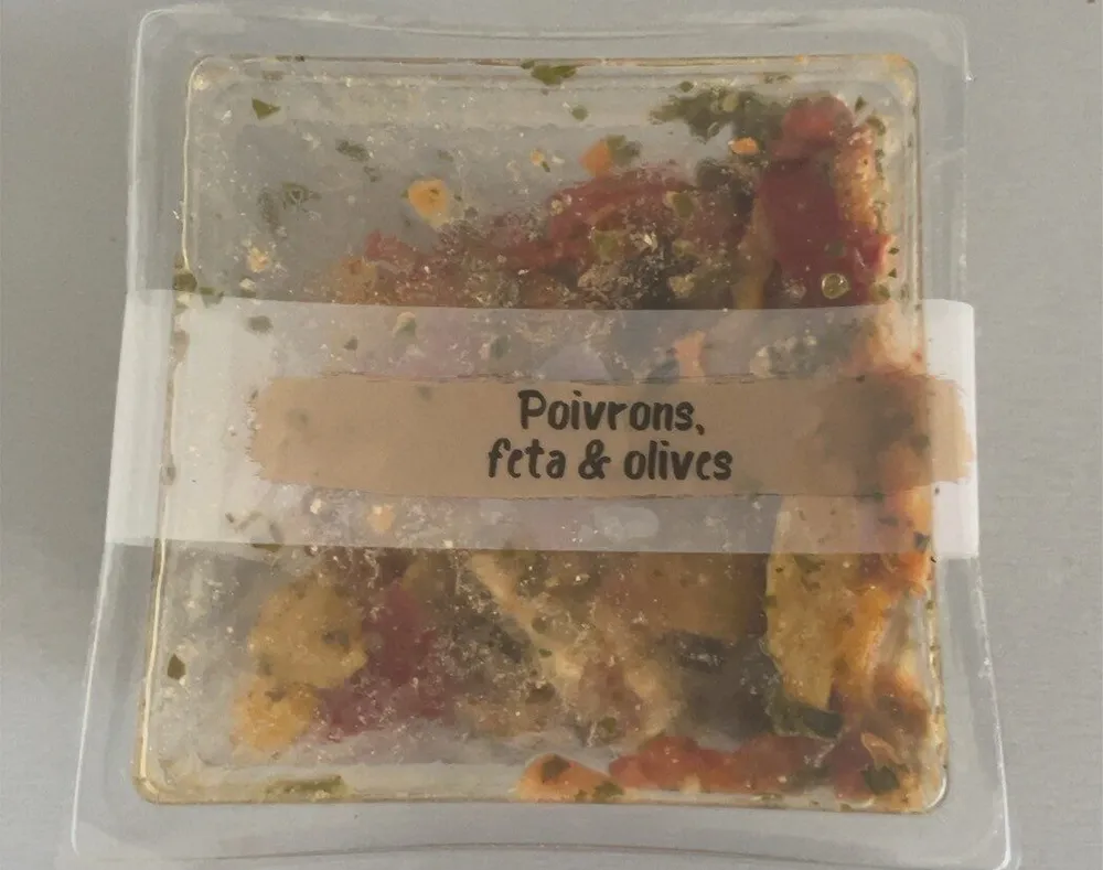 Poivrons feta et olives