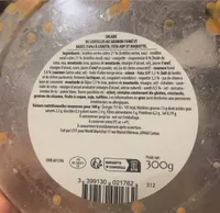 Salade de lentille au saumon fumé