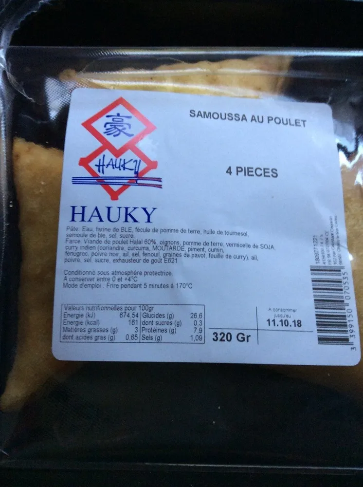 Samoussa au poulet
