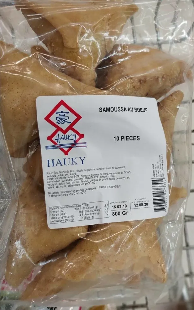 Samoussa au boeuf