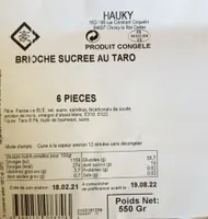 Brioche sucree au taro