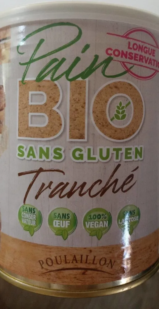 Pain bio sans gluten
