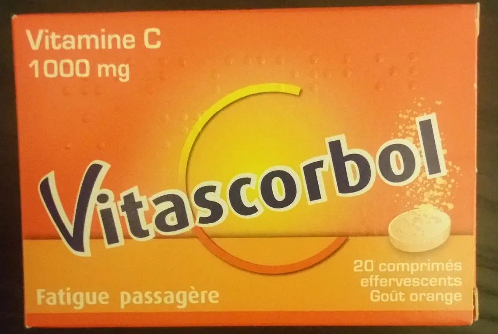Vitascorbol 1G 20 Comprimés Effervescents