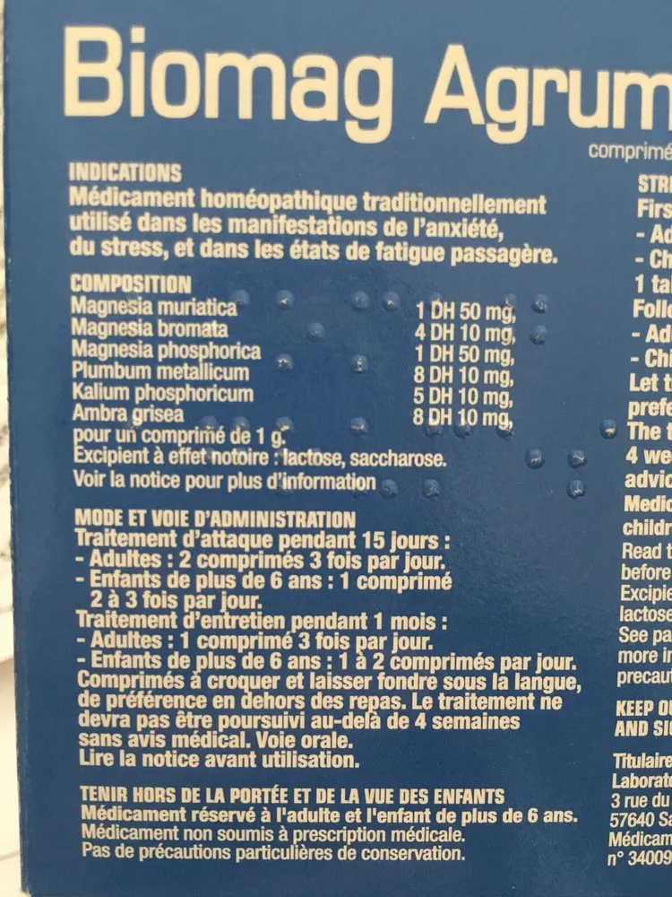 Biomag Stress Anxietes Fatigue Homeopathie Lehning