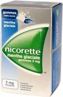 Nicorette 210 Gommes 2MG Menthe Glaciale