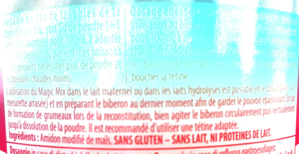 Magic Mix épaississant Pour Tous Liquides 300G