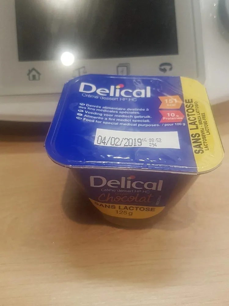 Delical Creme Dessert HP-HC Sans Lact. chocolat 4X125G