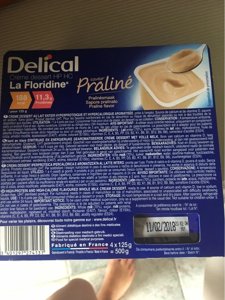 Creme dessert hp hc