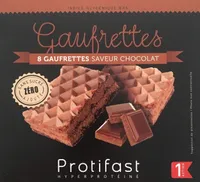 PROTIFAST GAUFRETTE Hyperprotéinée PHASE STARTER Saveur Chocolat