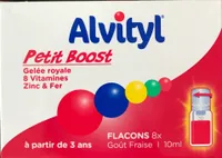 Alvityl Petit Boost 8 Flacons Goût Fraise 10ML
