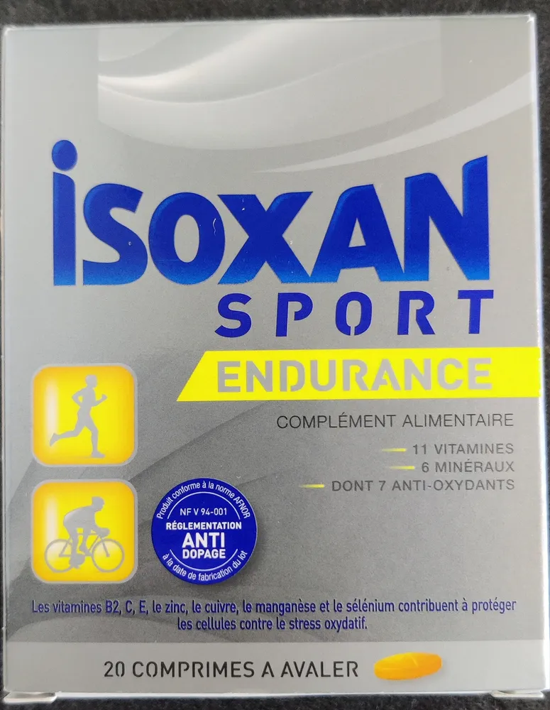 Isoxan Adulte Sport Endurance 20 Comprimés à Croquer