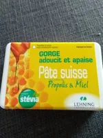 Pâte Suisse Propolis & Miel Lehning