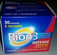Bion 3 Junior Goût Framboise 30 Comprimés