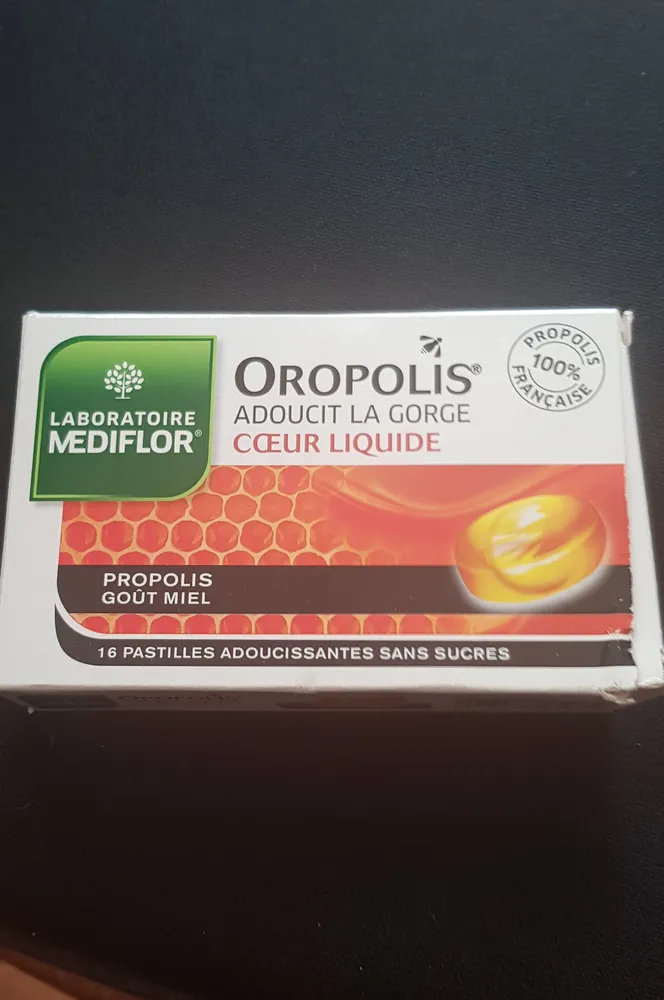 Mediflor Oropolis Pastilles Coeur Liquide 16 Pastilles (throat)