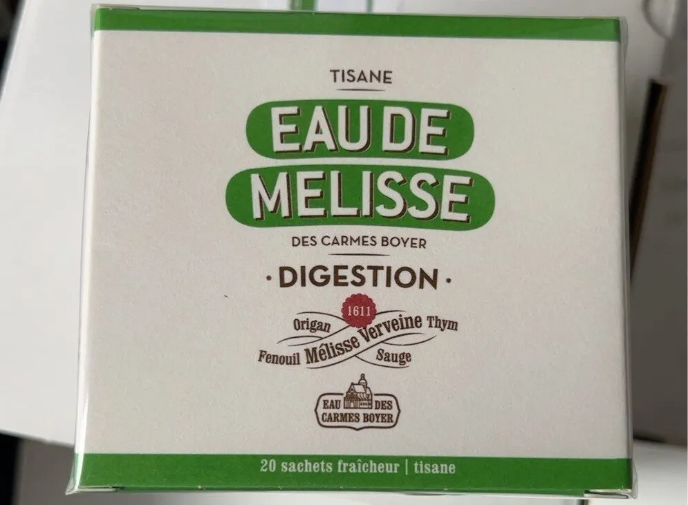 Eau Des Carmes Boyer Mélissane Digestive