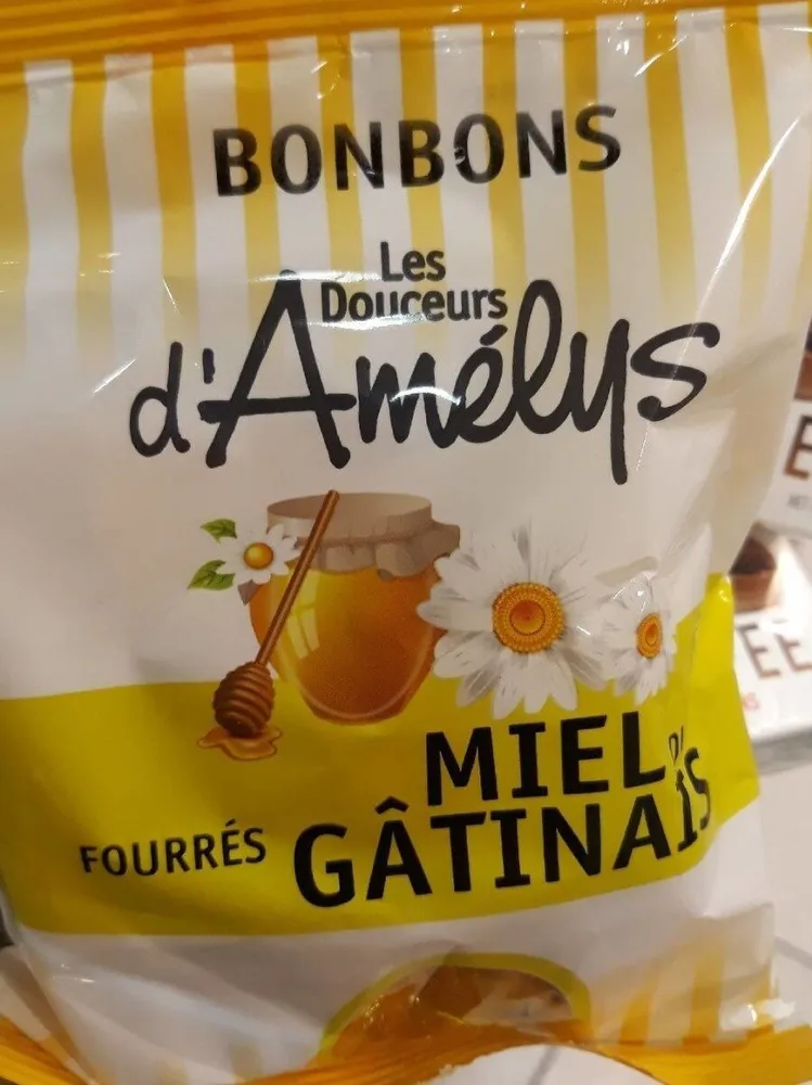 Bonbons fourres miel du gatinais
