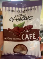 Pastille sans sucre au café