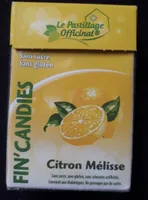 Fin'candies Citron Mélisse