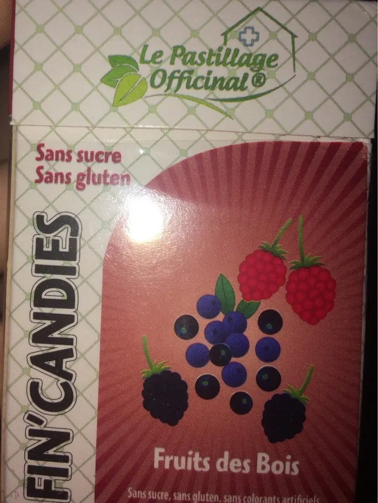 fin' candies fruits des bois