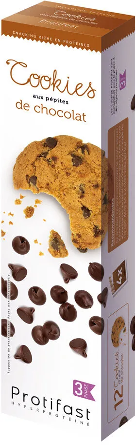 Protifast Cookies aux Pépites de Chocolat - 12 Cookies
