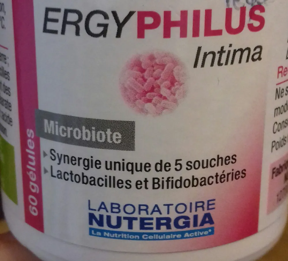 Ergyphilus Intima - 60 Gélules - Nutergia