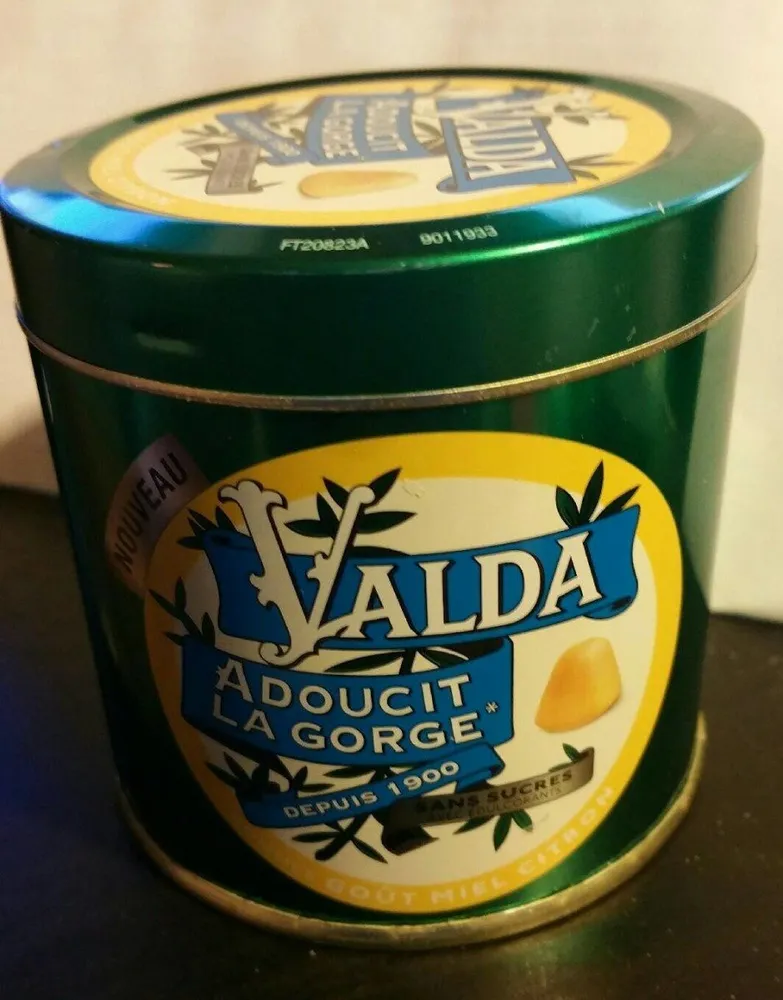 Gommes sans sucres goût miel citron