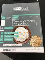 Creme cereales saveur abricot