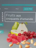 Barres Fruits aux croquants d'amande