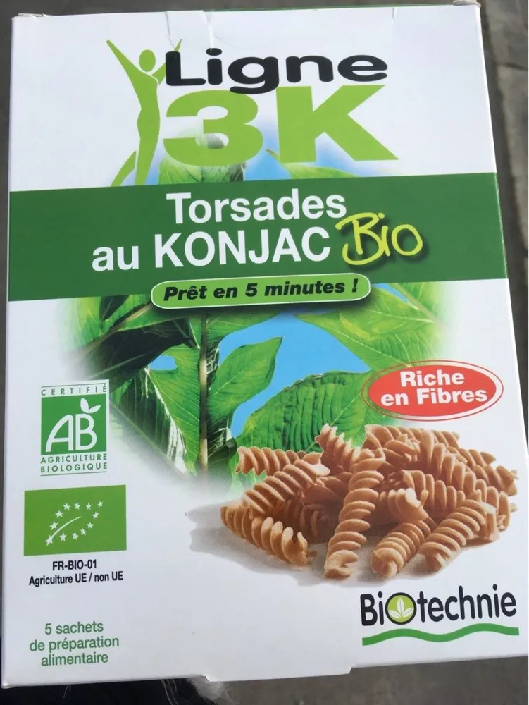 Torsades au Konjac Bio