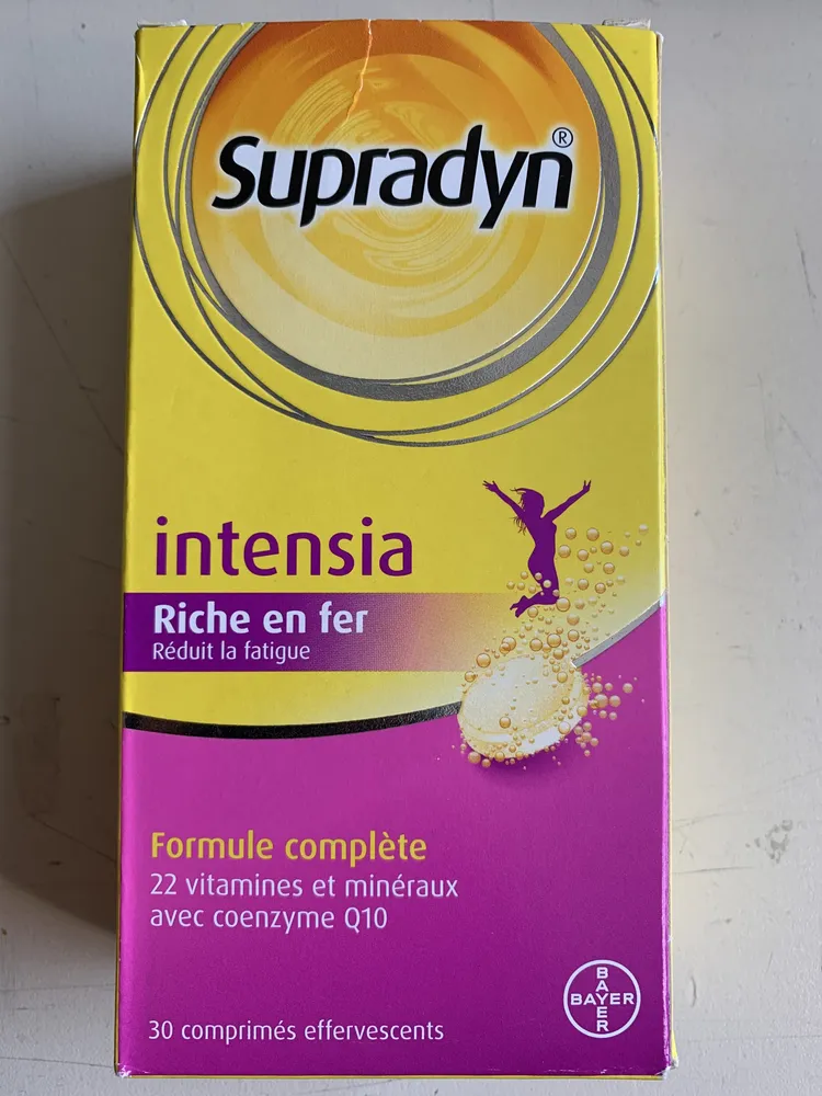 Bayer Supradyn Intensia 30 Comprimés Effevescents