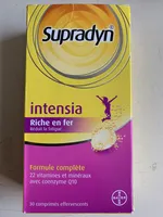 Bayer Supradyn Intensia 30 Comprimés Effevescents