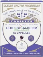 Huile De Haarlem - 60 Capsules Originales - Huile De Haarlem