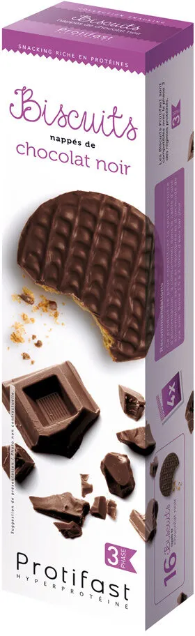 Protifast Biscuits Chocolat Noir - 16 Biscuits