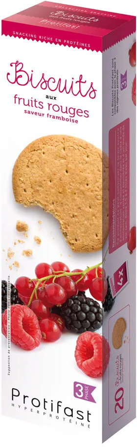 Protifast Biscuits fruits rouges (20 biscuits)
